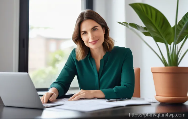 리스크 성향 분석을 통한 투자 접근법 개선 - **Conservative Investor: The Serene Planner**
"A tranquil scene featuring a woman in her late 30...